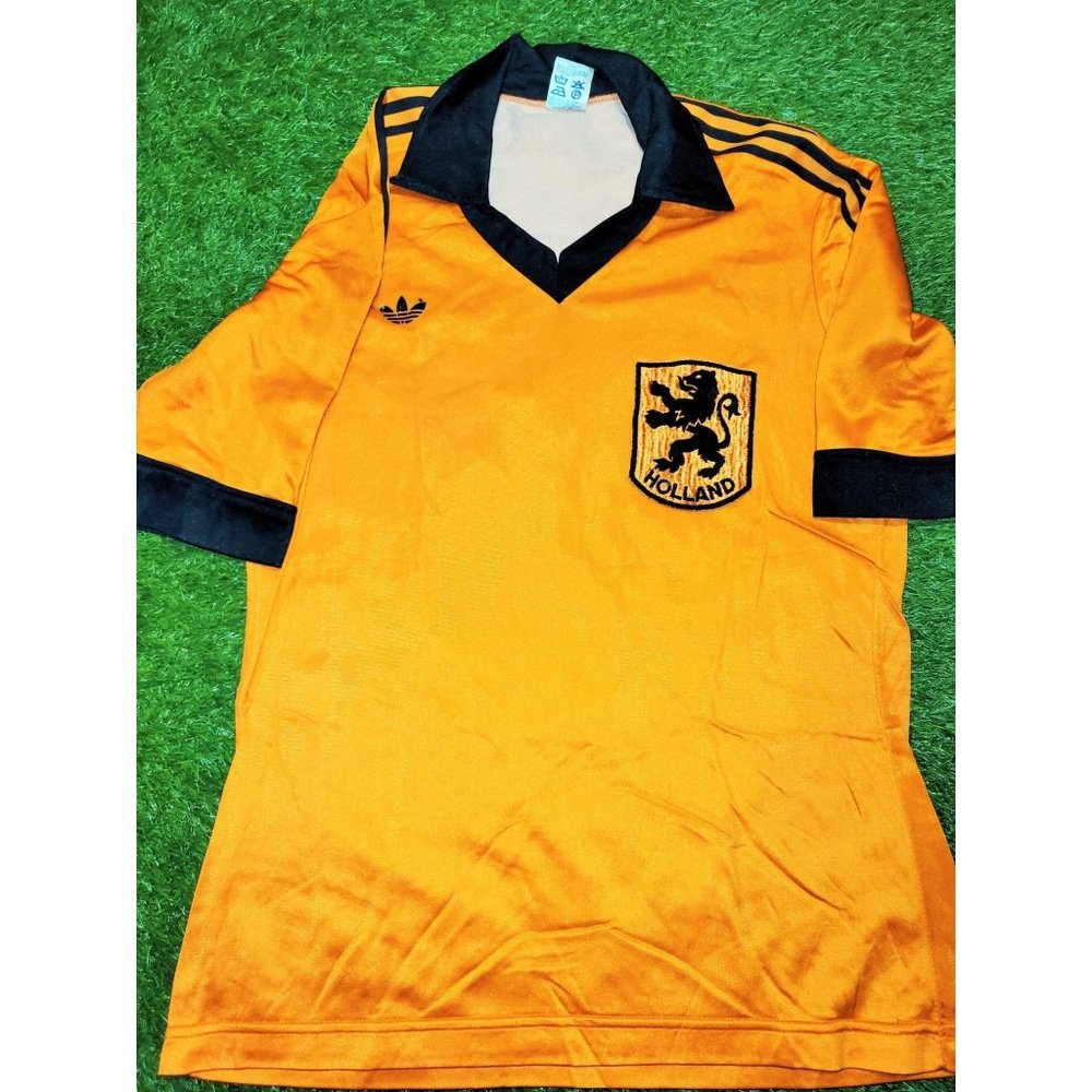 Holland Netherlands Adidas Ventex 1980 Euro Cup Home Soccer Jersey Shirt M
